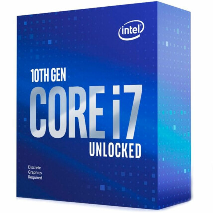 Processador Intel Core I7-10700KF, 3.8GHz (5.1GHz Turbo), Cache 16MB, LGA 1200 – BX8070110700KF