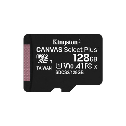 Cartão de Memória Kingston Canvas Select Plus 128GB Classe 10 – SDCS2/128GB