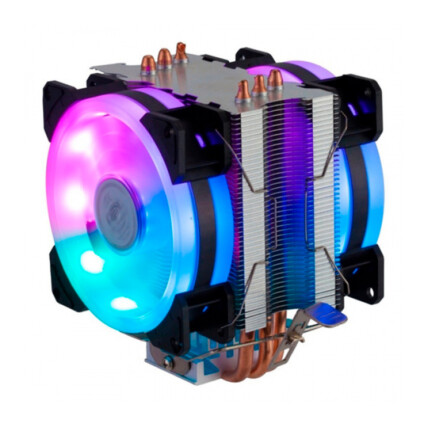 CPU Cooler Dex DX-9107D RGB, Intel /AMD, FAN Duplo, 130W TDP - DX-9107D