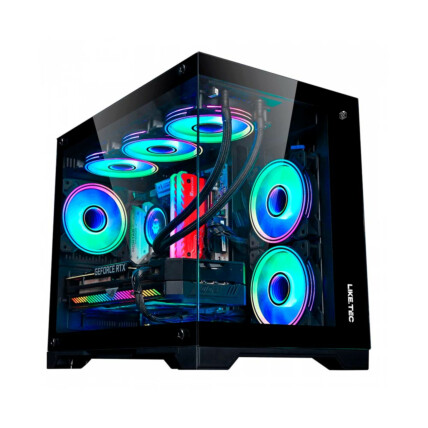 Gabinete Gamer ARGB Liketec Mad Rock, Mid Tower, Vidro Temperado, com 4 fans ARGB, sem fonte, 2041