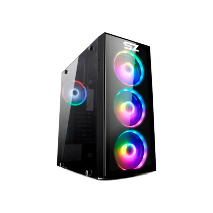 Gabinete Gamer Storm-z Daring, RGB, Lateral em Vidro Temperado, com 3 Fans