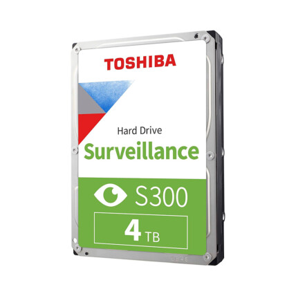 HD 4tb Toshiba S300 Surveillance, SATA III, 128mb Cache, 5400RPM, HDWT140UZSVAR