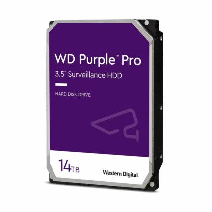 HD Western Digital Purple Pro Surveillance, 14TB, Sata III, 512mb Cache – WD142PURP