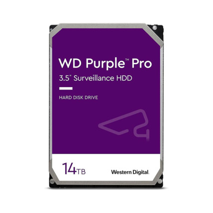 HD 14tb Western Digital Purple Pro Surveillance, Sata III, 512mb Cache, 7200rpm, WD141PURP