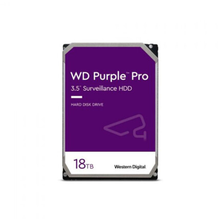 HD 18tb Western Digital Purple Pro Surveillance, Sata III, 512mb Cache, 7200rpm, WD181PURP