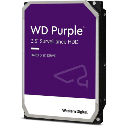 HD 1tb Western Digital Purple Surveillance, Sata III, 64mb Cache, 5400rpm, WD10PURZ