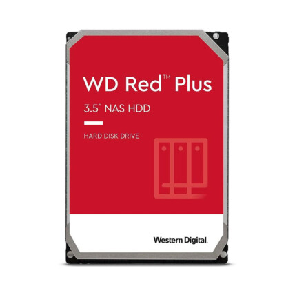 HD 12tb Western Digital Red Plus NAS, Sata III, 512mb Cache, 7200rpm, WD120EFBX