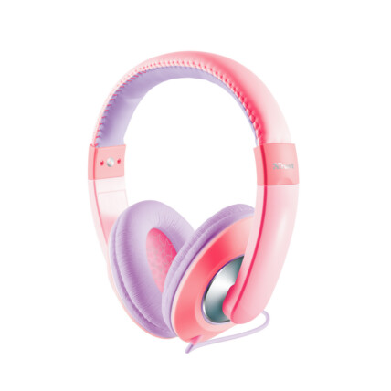 Fone de ouvido infantil Trust Sonin Kids Rosa, T19837