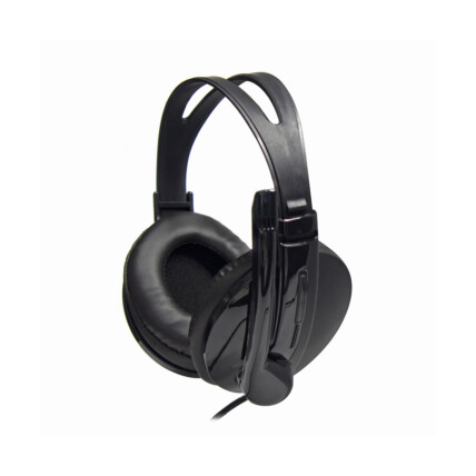 Headset com microfone Dex, com Conexão P2, para PC e Notebook, Preto, DF-300