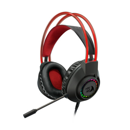 Headset Gamer Redragon Scream, RGB, com Conexão P2 e USB, Preto, H231RGB