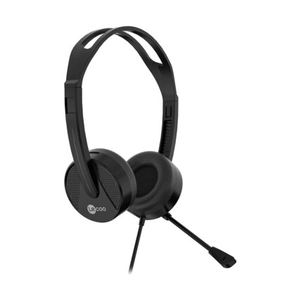 Headset com microfone Ajustável Lecco, com Conexão P2, Preto, HT106