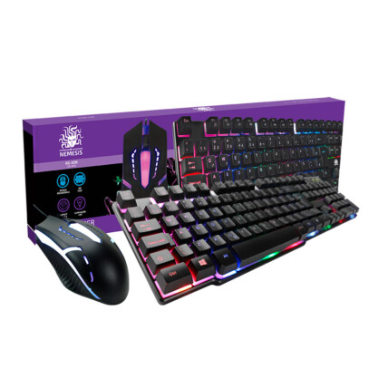 Kit de Teclado e Mouse Gamer Nemesis Start, 015-0052