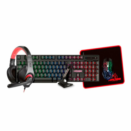 Kit Gamer 5x1 Kross Elegance, com Mouse, Teclado, Mouse Pad, Headset e Mouse Bungee, KE-GK5150