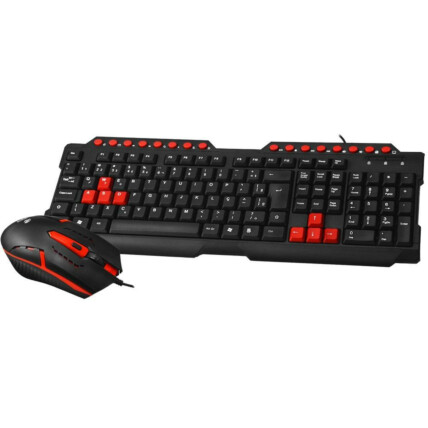 Kit de Teclado e Mouse Gamer C3Tech, com conexão USB, GK-20BK