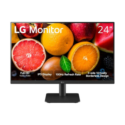 Monitor Gamer LG Ultra Gear, 24" Polegadas, Full HD, Painel IPS, 100hz, 5ms, com conexão HDMI, FreeSync, Ajuste de Ângulo, 24MS500-B