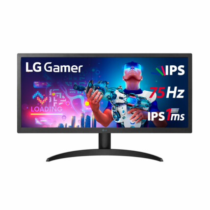 Monitor Ultrawide LG, 26” Polegadas, LED, Painel IPS, Full HD, 75hz, com Conexão HDMI, FreeSync, 26WQ500