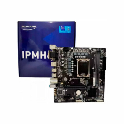 Placa mãe Pcware, DDR4, Chipset H610, Socket Intel LGA1700, mATX, IPMH610G OEM