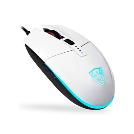 Mouse Gamer Motospeed V50, RGB, 4000DPI, Branco