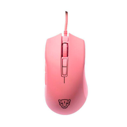 Mouse Gamer Motospeed V70 Essential, RGB, 7 Botões, 5000DPI, Rosa