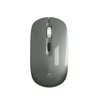 Mouse sem Fio C3Tech, Recarregável, Cinza, M-W80GY