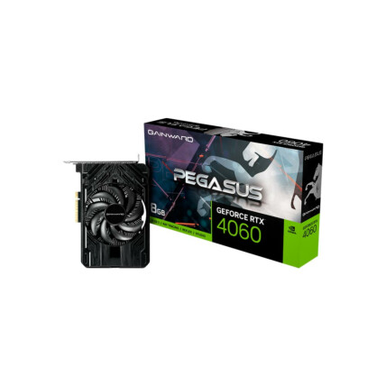 Placa de Vídeo Gainward GeForce RTX 4060 Pegasus, 8GB GDDR6, DLSS, Ray Tracing, NE64060019P1-107