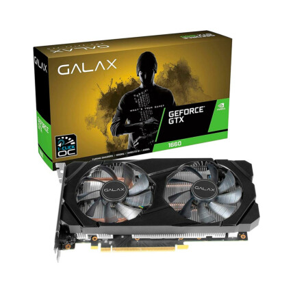 Placa de Vídeo Galax GeForce GTX 1660 (1-Click OC), 6GB GDDR5, 60SRH7DSY91