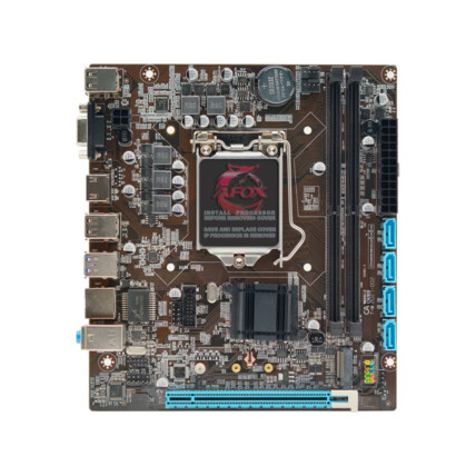 Placa mãe Afox, Chipset H110, DDR4, mATX, Socket Intel LGA1151, USB 3.0, IH110D4-MA2