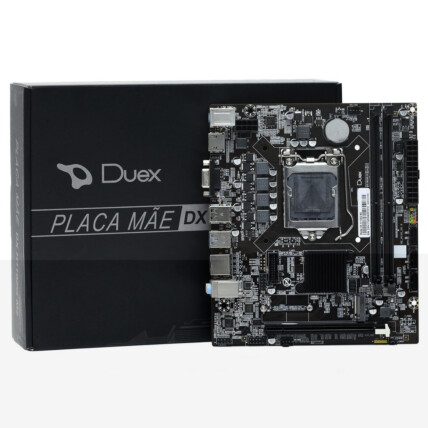 Placa mãe Duex, DDR4, Chipset H110, Socket Intel LGA 1151, Micro ATX, DX H110ZG M2