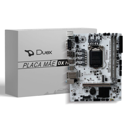 Placa mãe Duex, DDR4, Chipset H510, Socket Intel LGA 1200, mATX, DX H510Z PRO