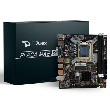 Placa mãe Duex, DDR3, Chipset H81, Socket Intel LGA1150, com Conexão M.2, DX H81Z M2