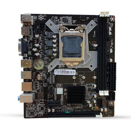 Placa mãe Duex, DDR3, Chipset H81, Socket Intel LGA1150, com Conexão M.2, mATX, DX H81ZG M2