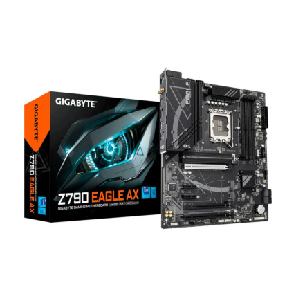 Placa mãe Gigabyte, DDR5, Chipset Z790, Socket Intel LGA1700, Full ATX, com Wi-Fi, Z790 Eagle AX