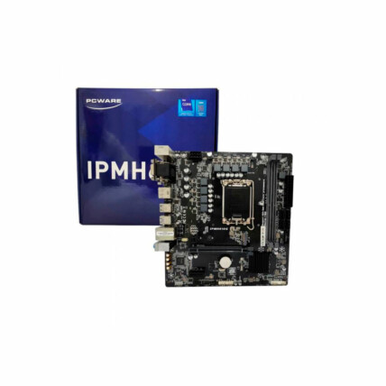 Placa mãe PCWare, DDR4, Chipset H610, Socket Intel LGA1700, mATX, IPMH610G