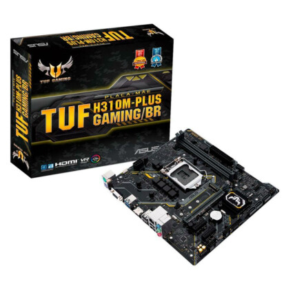 Placa mãe Asus, DDR4, Chipset H310, Socket Intel LGA1151, mATX, TUF H310M-Plus Gaming/BR