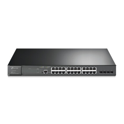 Switch Gerenciável 28 portas TP-Link, L2+, 24 portas PoE+ e 4 SFP Jetstream, TL-SG3428MP