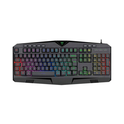 Teclado Gamer T-Dagger, Submarine RGB, ABNT2, Membrana, T-TGK205 PT