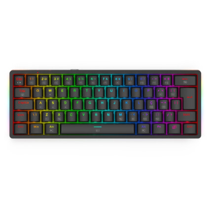 Teclado Mecânico Gamer Redragon Akaki, RGB, ABNT2, Preto, ABNT2, K642-RGB (PT-Brown)