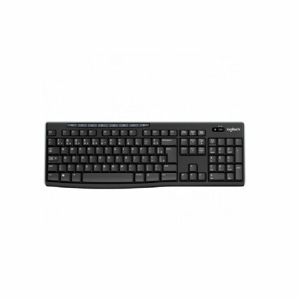 Teclado Sem Fio Logitech, ABNT2 Preto, K270