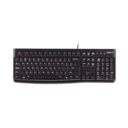 Teclado Usb Logitech, Preto, Layout ABNT2, USB, K120