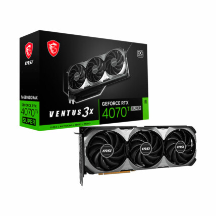 Placa de Vídeo NVidia MSI GeForce RTX 4070 TI Super Ventus 3X OC GDDR6X